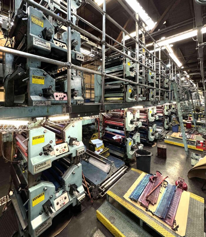 Goss SSC 21.5” Cut-off Press in Vancouver, BC - Image 4