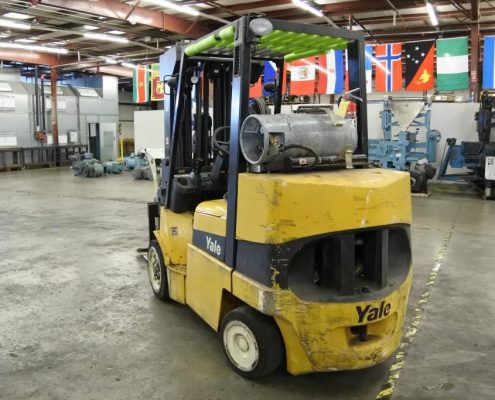 yale clamp truck used press